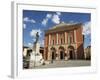 Civic Theatre, Piazza Vittorio Veneto, Norcia, Umbria, Italy, Europe-Jean Brooks-Framed Photographic Print