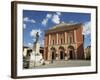 Civic Theatre, Piazza Vittorio Veneto, Norcia, Umbria, Italy, Europe-Jean Brooks-Framed Photographic Print