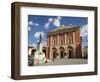 Civic Theatre, Piazza Vittorio Veneto, Norcia, Umbria, Italy, Europe-Jean Brooks-Framed Photographic Print