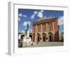 Civic Theatre, Piazza Vittorio Veneto, Norcia, Umbria, Italy, Europe-Jean Brooks-Framed Photographic Print