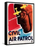 Civil Air Patrol: Eyes of the Home Skies, World War II aviation print.-Vernon Lewis Gallery-Framed Stretched Canvas