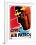 Civil Air Patrol: Eyes of the Home Skies, World War II aviation print.-Vernon Lewis Gallery-Framed Art Print