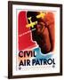 Civil Air Patrol: Eyes of the Home Skies, World War II aviation print.-Vernon Lewis Gallery-Framed Art Print