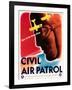 Civil Air Patrol: Eyes of the Home Skies, World War II aviation print.-Vernon Lewis Gallery-Framed Art Print