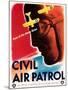 Civil Air Patrol: Eyes of the Home Skies, World War II aviation print.-Vernon Lewis Gallery-Mounted Art Print