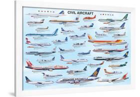 Civil Aircraft-null-Framed Poster