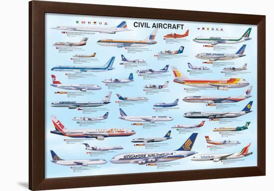 Civil Aircraft-null-Framed Poster