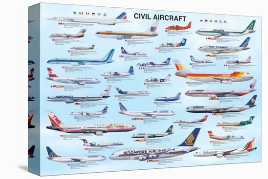Civil Aircraft-null-Stretched Canvas