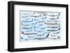 Civil Aircraft-null-Framed Art Print