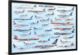 Civil Aircraft-null-Lamina Framed Poster