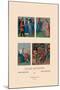 Civil Costumes and Judicial Scenes of Fifteenth Century Europe-Racinet-Mounted Art Print