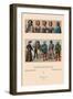 Civil Costumes of the French Nobility, 1364-1461-Racinet-Framed Art Print