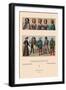 Civil Costumes of the French Nobility, 1364-1461-Racinet-Framed Art Print