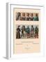 Civil Costumes of the French Nobility, 1364-1461-Racinet-Framed Art Print