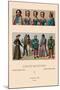 Civil Costumes of the French Nobility, 1364-1461-Racinet-Mounted Art Print
