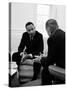 Civil Right Leader Dr. Martin Luther King Speaking with President Lyndon Johnson-Stan Wayman-Stretched Canvas