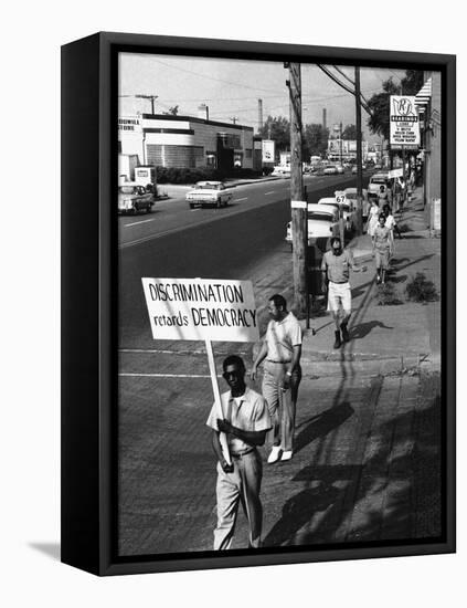 Civil Rights Demonstrations 1961-PD-Framed Stretched Canvas