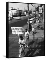 Civil Rights Demonstrations 1961-PD-Framed Stretched Canvas
