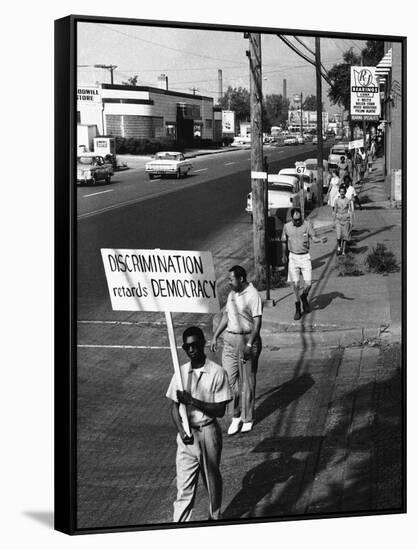 Civil Rights Demonstrations 1961-PD-Framed Stretched Canvas