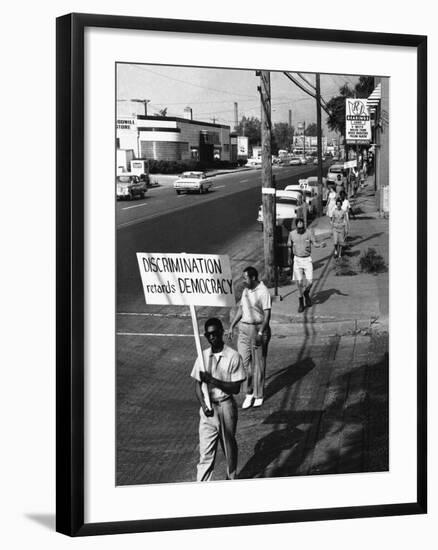 Civil Rights Demonstrations 1961-PD-Framed Photographic Print