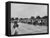 Civil Rights Demonstrators Marching to Encourage Voter Registration-null-Framed Stretched Canvas