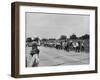 Civil Rights Demonstrators Marching to Encourage Voter Registration-null-Framed Photographic Print