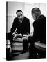 Civil Rights Leader Dr Martin Luther King with Pres. Lyndon Johnson During Visit to the White House-Stan Wayman-Stretched Canvas