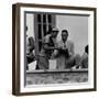 Civil Rights Leader Rev. Martin Luther King Jr. and Wife Visiting Ghanain Independence Ceremonies-Mark Kauffman-Framed Premium Photographic Print