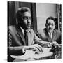 Civil Rights Leaders Bayard Rustin and Dr. Eugene Reed at Freedom House 1964-null-Stretched Canvas