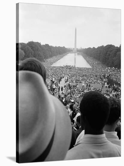 Civil Rights March on Washington, D.C.-Warren K^ Leffler-Stretched Canvas