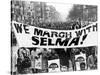 Civil Rights, Marchers Carrying Banner "We March with Selma!", Harlem, New York City, 1965-null-Stretched Canvas