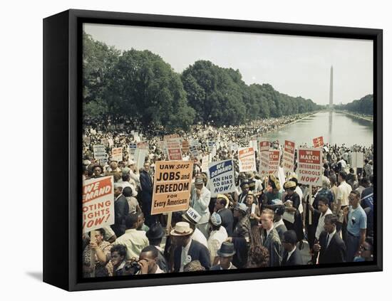 Civil Rights Washington March 1963-Associated Press-Framed Stretched Canvas