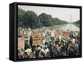 Civil Rights Washington March 1963-Associated Press-Framed Stretched Canvas