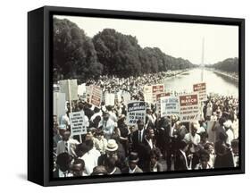 Civil Rights Washington March 1963-Associated Press-Framed Stretched Canvas