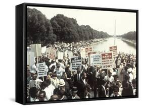 Civil Rights Washington March 1963-Associated Press-Framed Stretched Canvas