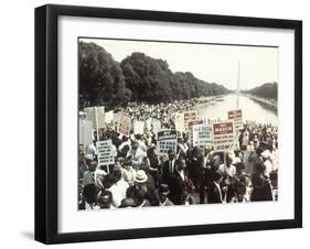 Civil Rights Washington March 1963-Associated Press-Framed Premium Photographic Print