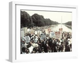 Civil Rights Washington March 1963-Associated Press-Framed Premium Photographic Print