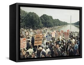 Civil Rights Washington March 1963-Associated Press-Framed Stretched Canvas