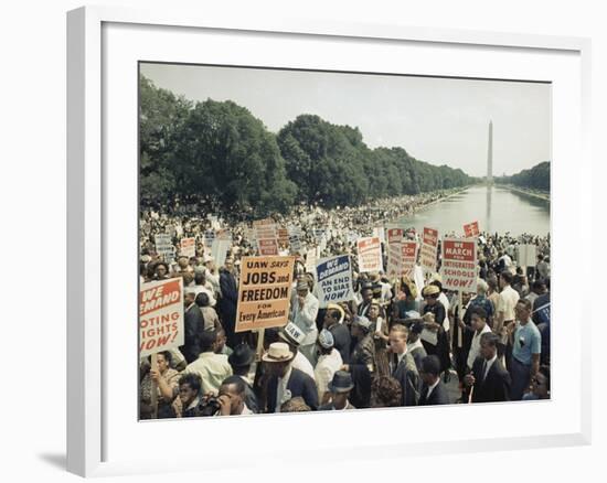 Civil Rights Washington March 1963-Associated Press-Framed Photographic Print