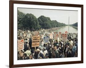 Civil Rights Washington March 1963-Associated Press-Framed Photographic Print