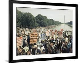 Civil Rights Washington March 1963-Associated Press-Framed Photographic Print