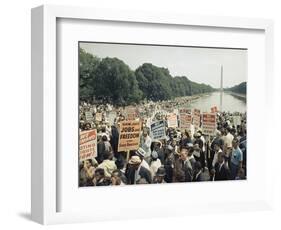 Civil Rights Washington March 1963-Associated Press-Framed Photographic Print