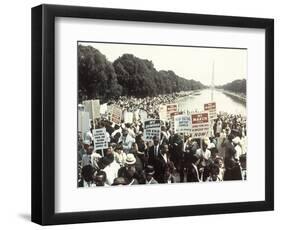 Civil Rights Washington March 1963-Associated Press-Framed Photographic Print