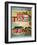Civil Service Exam Under Emperor Jen Tsung from a History of Chinese Emperors-null-Framed Premium Giclee Print