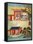 Civil Service Exam Under Emperor Jen Tsung from a History of Chinese Emperors-null-Framed Stretched Canvas