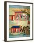 Civil Service Exam Under Emperor Jen Tsung from a History of Chinese Emperors-null-Framed Giclee Print