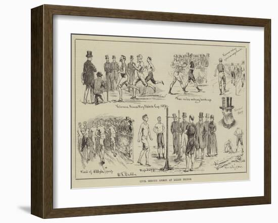 Civil Service Sports at Lillie Bridge-S.t. Dadd-Framed Giclee Print