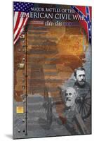 Civil War Battles Famous-null-Mounted Poster