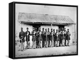 Civil War: Black Troops-null-Framed Stretched Canvas