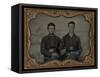 Civil War Brothers in Arms-null-Framed Stretched Canvas